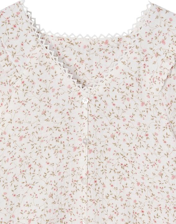 Produktbild Vertbaudet Festliche Mädchen Bluse aus geblümtem Musselin (122)