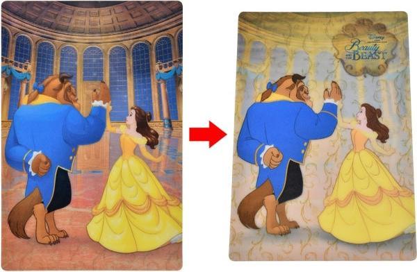 Image du produit Disney Carte postale lenticulaire La Belle et la Bête (1 pcs)