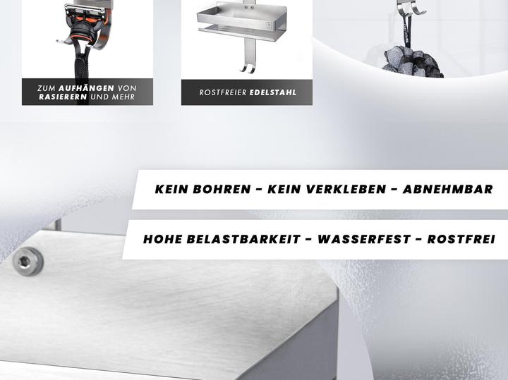 Actual product image Benkstein Dusch-Organizer Silber