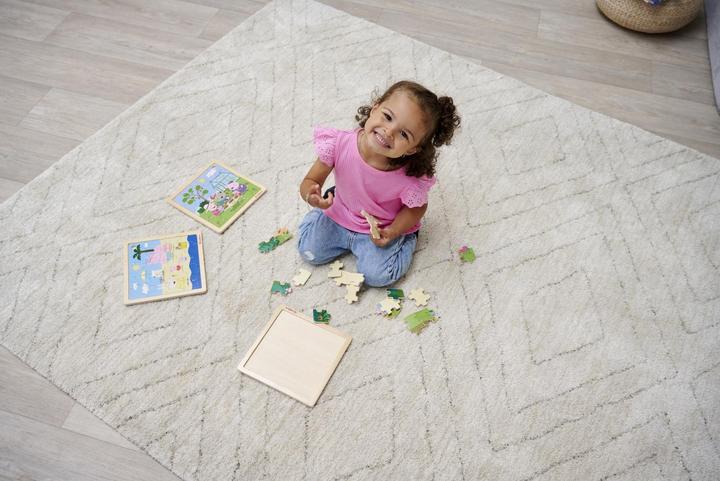 Actual product image Eichhorn Peppa Pig, inlay puzzle, 3 assorted. (20 pieces)