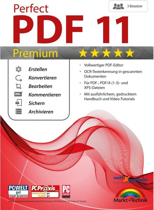 Perfect PDF 11 Premium (3 User, 1 Devices/Users, unlimited)