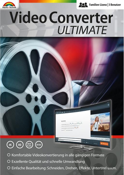 Image du produit Convertisseur vidéo Ultimate (3 Utilisateur, Illimité)
