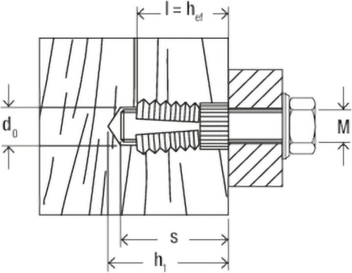 Productafbeelding Fischer Messing plug PA 4 M8/25 K (4) (4 Pcs.)