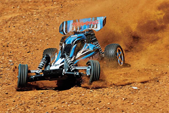 Actual product image Traxxas Bandit Blue Buggy Rtr Without Battery/Charger 1/10 2wd Buggy Brushed (RTR Ready-to-Run)