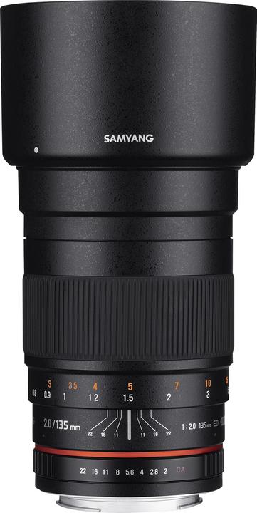 Samyang MF 135mm f/2.0 Pentax K (Pentax K, APS-C / DX, Vollformat)
