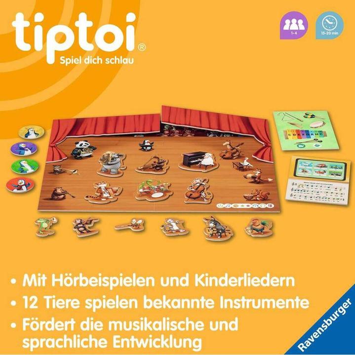 Produktbild tiptoi Mein tierischer Musik-Spass (Deutsch)