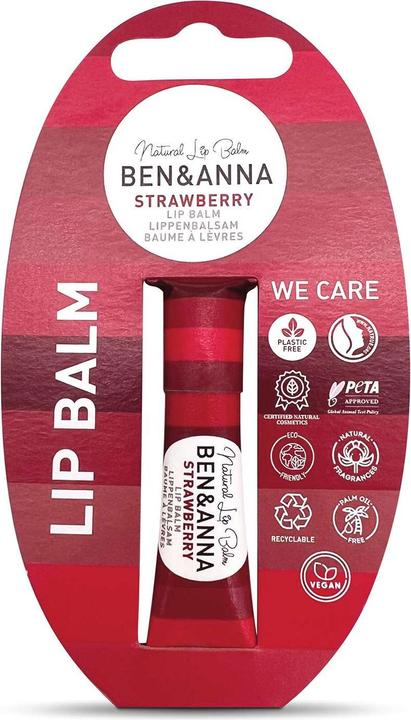 Ben & Anna Lipbalm Strawberry (Balsam, 0.60 ml)