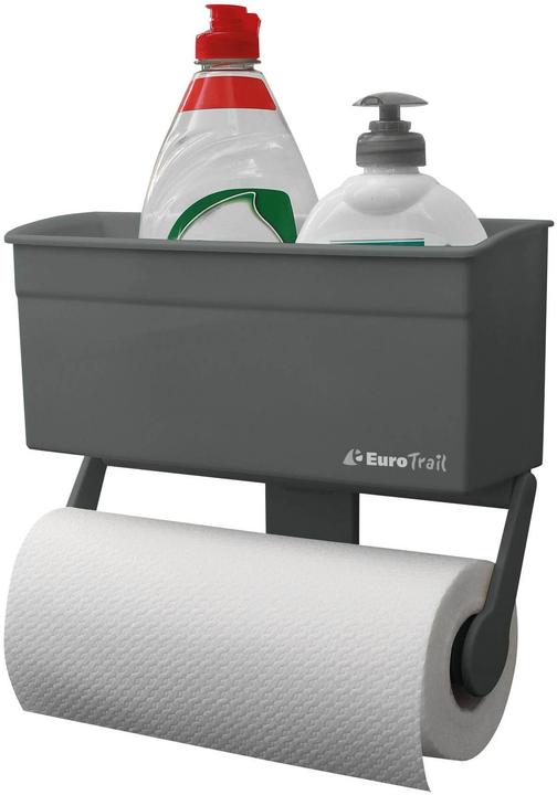 Actual product image Eurotrail Paper Roll Holder with Suction Cups Grey