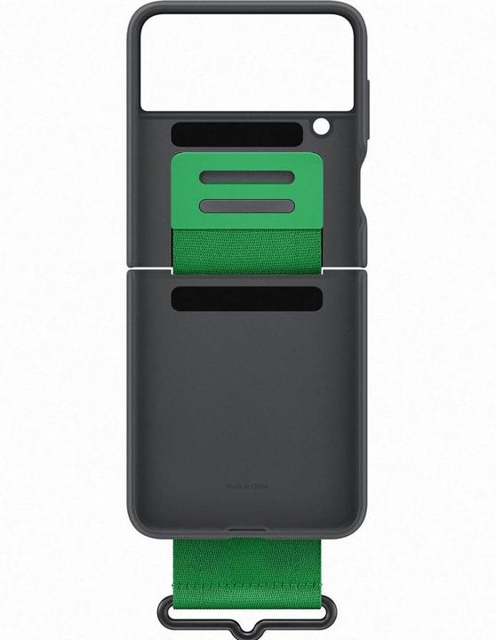 Actual product image Samsung Silicone cover with strap (Samsung Galaxy Z Flip4)