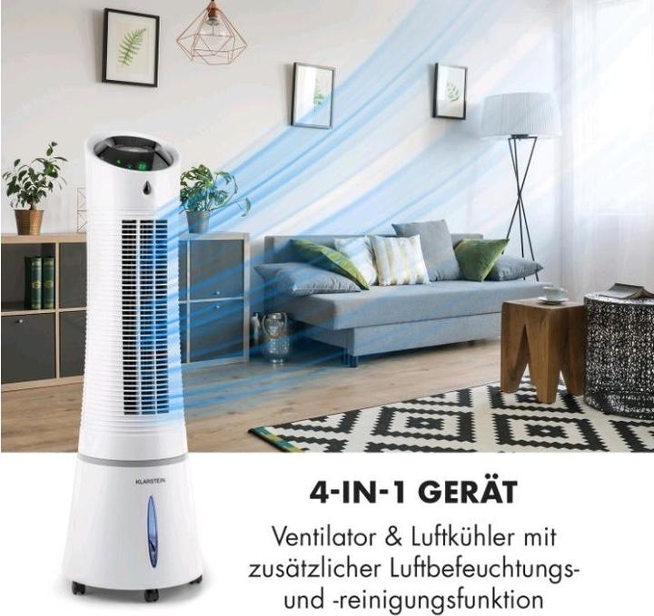 Produktbild Klarstein Skyscraper Ice 4in1 Luftkühler Weiss