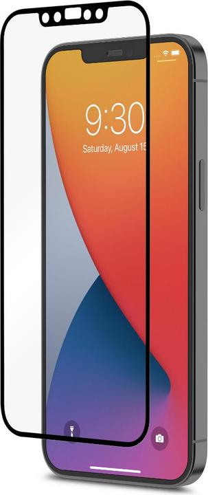Actual product image Moshi iVisor AG Anti-glare Screen Protector for iPhone 12 Pro Max (Clear/Matte) - Black (1 Piece, Apple iPhone 12 Pro Max)
