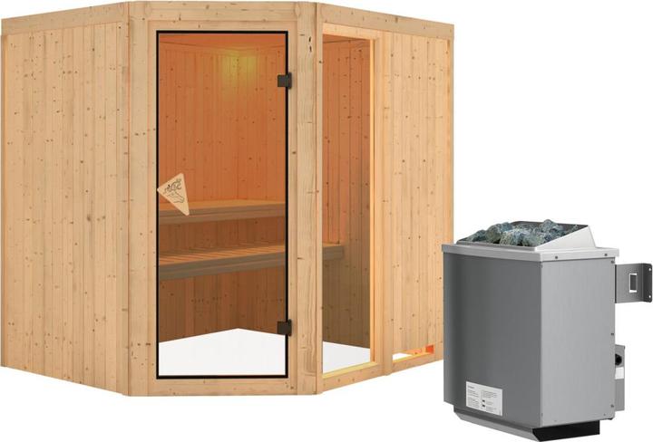 Produktbild Karibu Fiona 2 ohne Dachkranz (9 KW interne Steuerung)