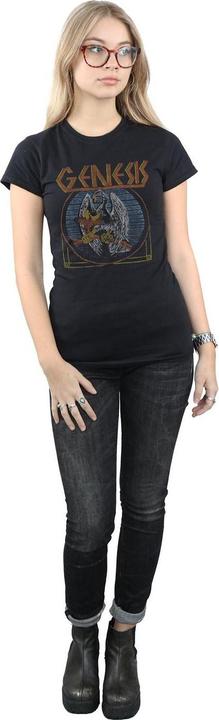 Actual product image Universal Textiles Womens/Ladies Distressed Eagle Cotton T-Shirt (XL)