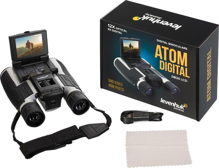 Actual product image Levenhuk Atom Digital DB20 LCD binoculars (12 x, 32 mm)