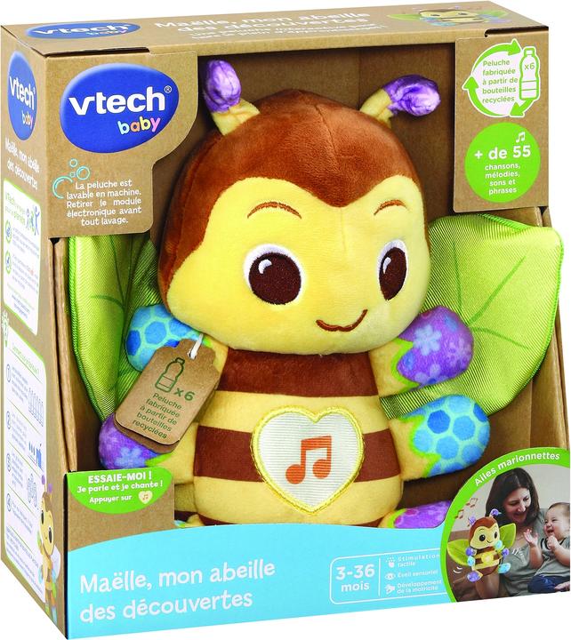 Produktbild VTech Maëlle, mon abeille des découvertes (bouteilles plastique recyclées) (24.50 cm)