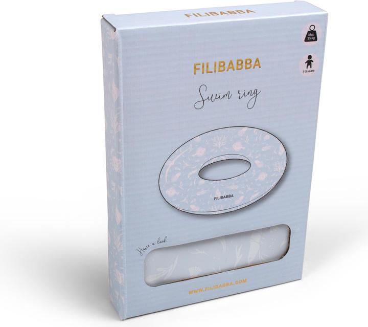 Actual product image Filibabba Swim ring Alfie - Nordic Ocean Mono