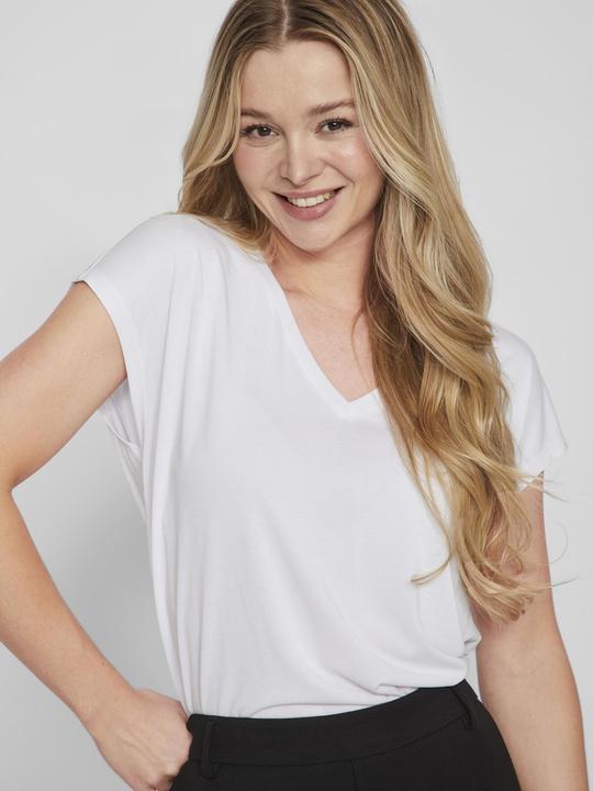 Actual product image Vila V-neck top with short sleeves (L)