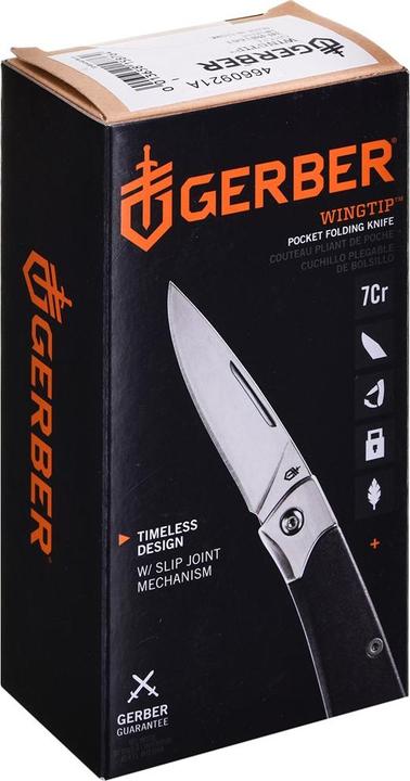 Actual product image Gerber Gear Gerber Grey Wingtip Modern Folding smallFSG, GB (6.40 cm)