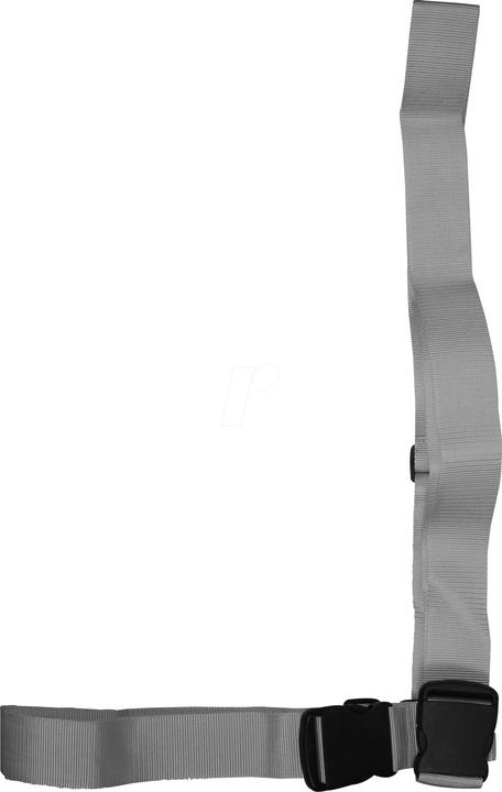 Move Cross Luggage Strap, Gray
