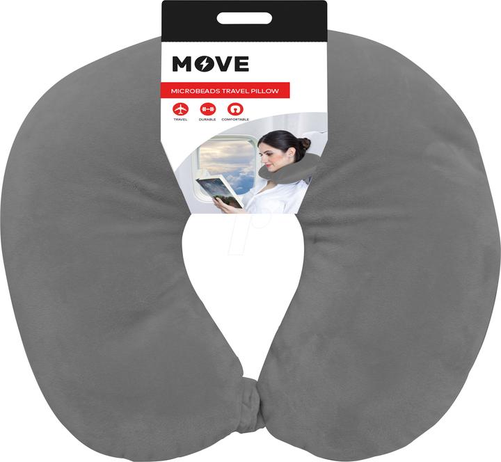 Move Micro Beats Travel Pillow Grey (Kopf- & Nackenkissen)