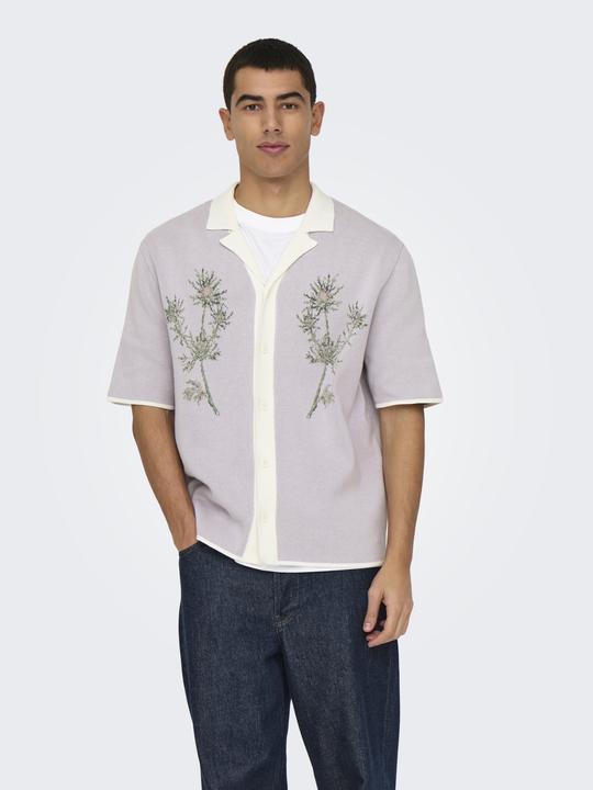 Actual product image Only & Sons ONSRUN Gestricktes Polo-Hemd Strickpullover (S)
