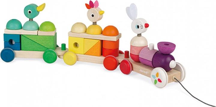 Janod Zigolo's big colourful train