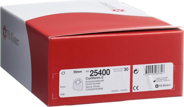Produktbild Hollister Incorporated Colostomie Beutel -teilig 55mm hautfarbig (30 Stück, 3264 ml, 370 g)