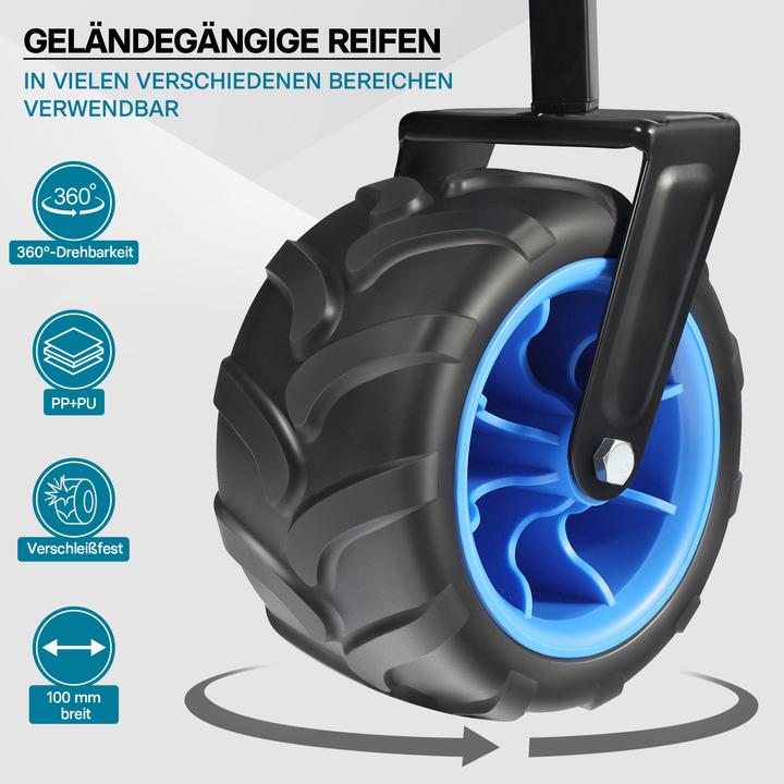 Image du produit Toboli Bollerwagen pliable avec toit solaire Bollerwagen pliable