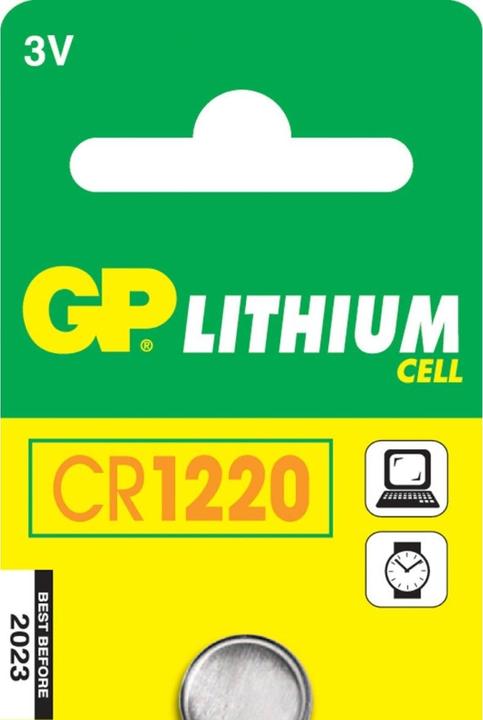 Actual product image GP Batteries Cr1220 (1 pcs., CR1220, 36 mAh)