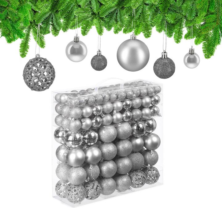 Actual product image Relaxdays 150x palline-natale (150 -part)