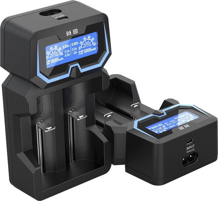 Actual product image Xtar X2 Charger (1 pcs., AA, AAA, Rechargeable battery)
