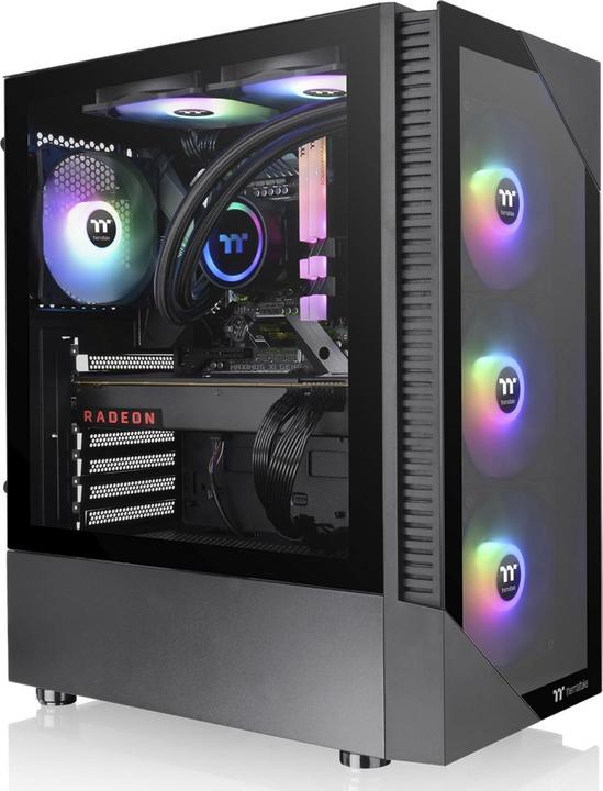 Produktbild Thermaltake Tt View 200 TG ARGB Black CA-1X3-00M1WN-00 (ATX, mATX, Mini-ITX)