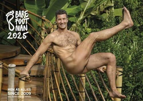 Actual product image Worldwide Roar 2025 Barefoot Man Calendar (English)