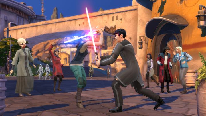 Image du produit EA Games The Sims 4 Star Wars : Journey To Batuu - Base Game and Game Pack Bundle (Importation) (Xbox One S, DE)