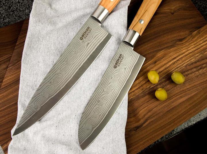 Image du produit Böker Damas Olive Couteau de cuisine Grand (21.20 cm)
