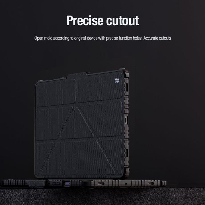 Produktbild Nillkin Bumper Leather Case Pro Hülle für Samsung Galaxy Tab S9 – Schwarz (Galaxy Tab S9)