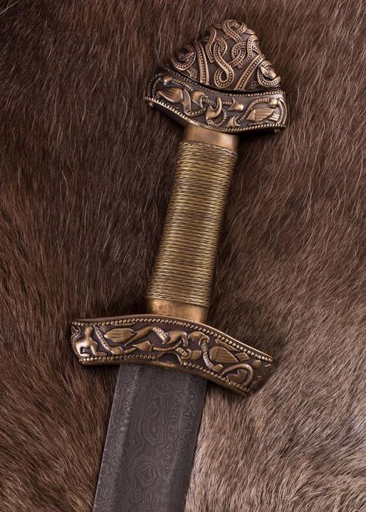 Produktbild Battle Merchant Wikingerschwert aus Dybäck Damaststahl