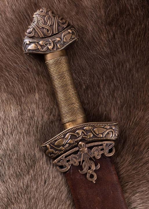 Produktbild Battle Merchant Wikingerschwert aus Dybäck Damaststahl