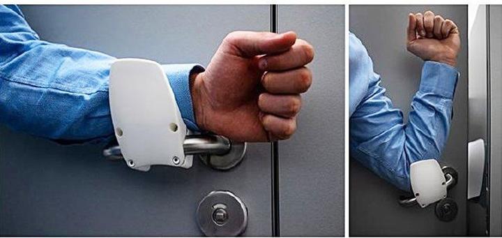 Actual product image Clean4Health Door opener Hand-free plastic white (Hearing protection replacement pads)