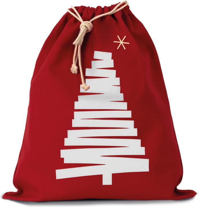 Produktbild Kimood Accessoire-Tasche Tannenbaum-Motiv Baumwolle