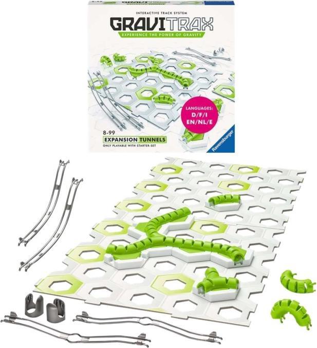 Actual product image Ravensburger GraviTrax Tunnels Expansion interactive ball track systems - limitless BAU