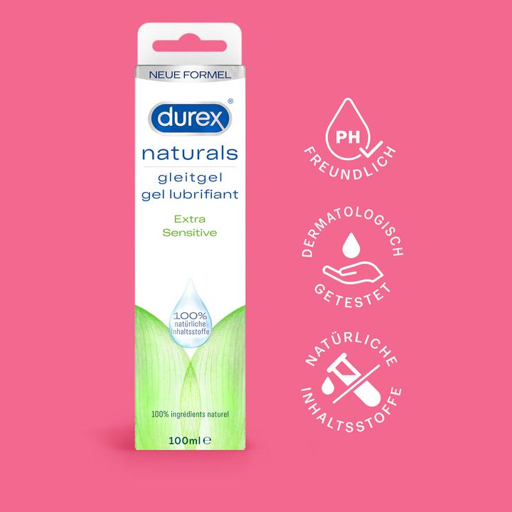 Actual product image Durex Naturals (100 ml)