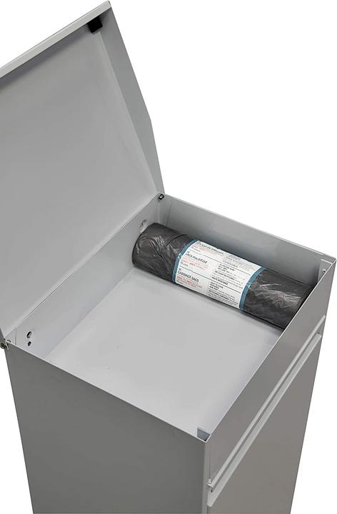 Immagine prodotto Arregui Cestino per rifiuti con maniglia, 2x17L (34 L), grigio chiaro (34 l)