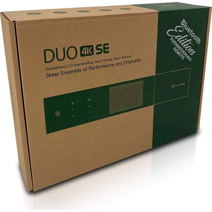 Produktbild Vu+ Duo 4K SE BT (4 GB, 2x DVB-S2X, CI-Schacht)