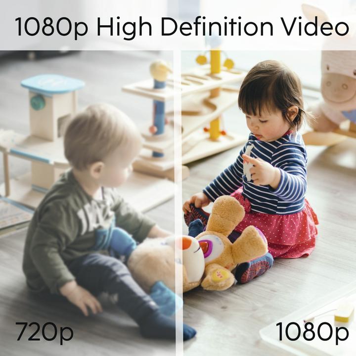 Actual product image Hama Surveillance camera, indoor WLAN camera, recording, night vision, rotatable (1920 x 1080 Pixels)