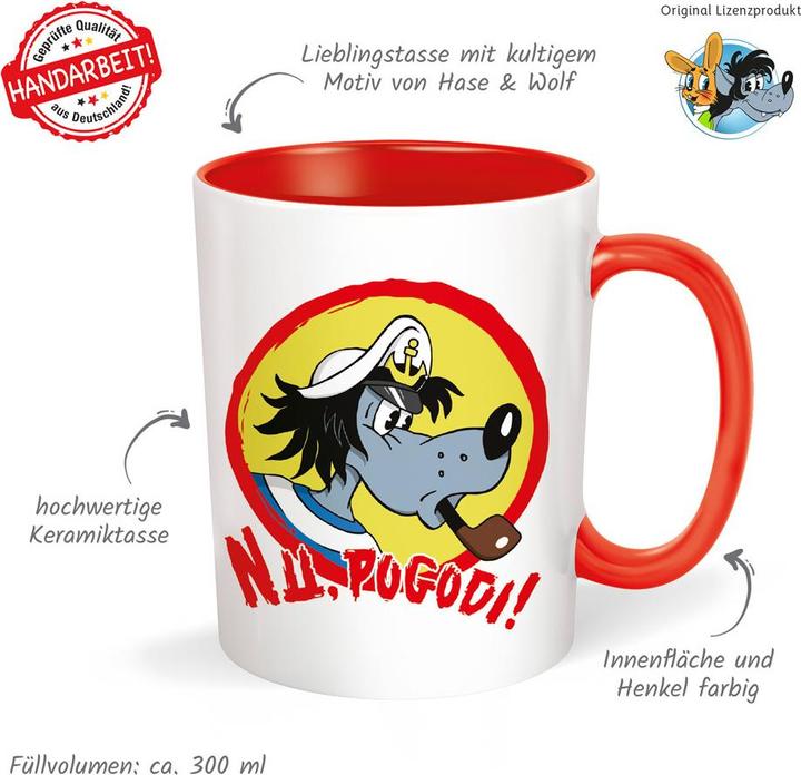 Produktbild Tasse Hase & Wolf Nu pogodi Nu (300 ml, 1 x)