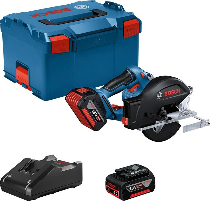 Immagine prodotto Bosch Professional Sega circolare manuale a batteria GKM 18V-50 (L) (2xPC5.0Ah) (06016B8002)