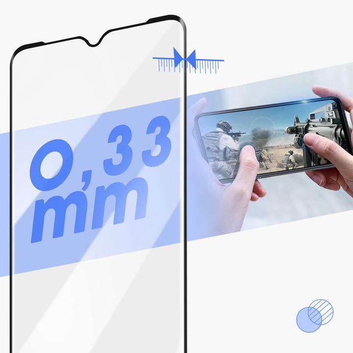 Actual product image Bigben Tempered glass film (1 Piece, Xiaomi Redmi A3)