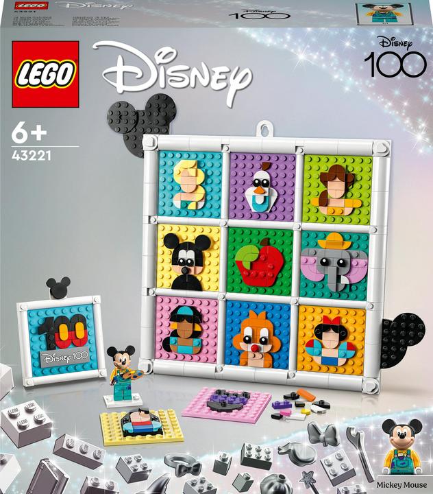 Actual product image LEGO 100 years of Disney cartoon icons (43221, LEGO Disney)