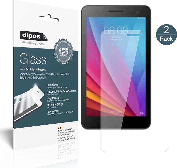 Immagine prodotto Dipos Pellicola Protettiva Anti-Shock (2 Pezzo/i, Huawei MediaPad T1 7.0)